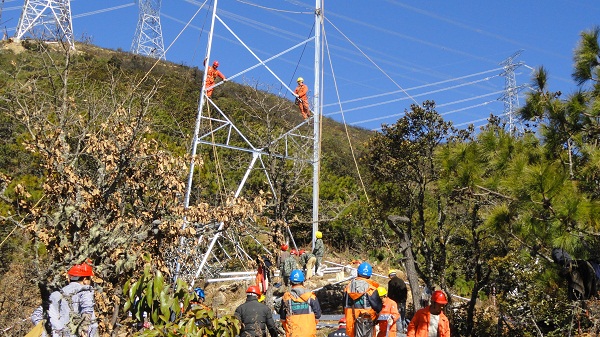 ±800kV锦苏线、500kV月普线抢建施工顺利完成